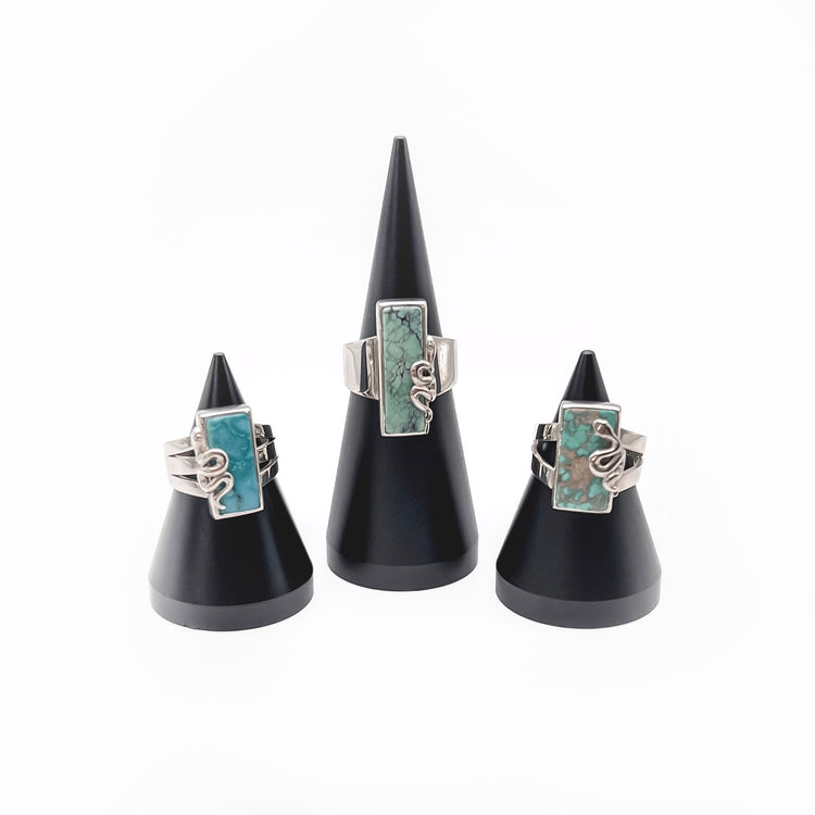 Turquoise Serpent Overlay Ring I