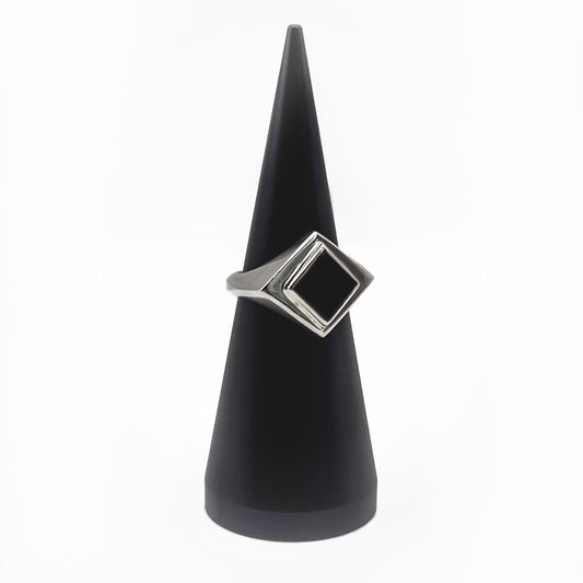 Black Onyx Signet Ring