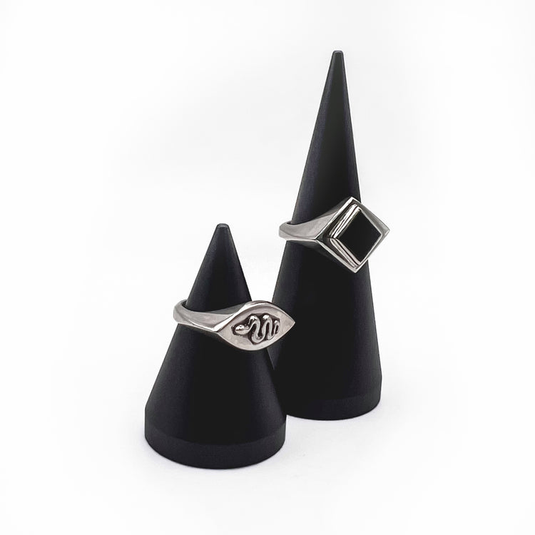 Black Onyx Signet Ring