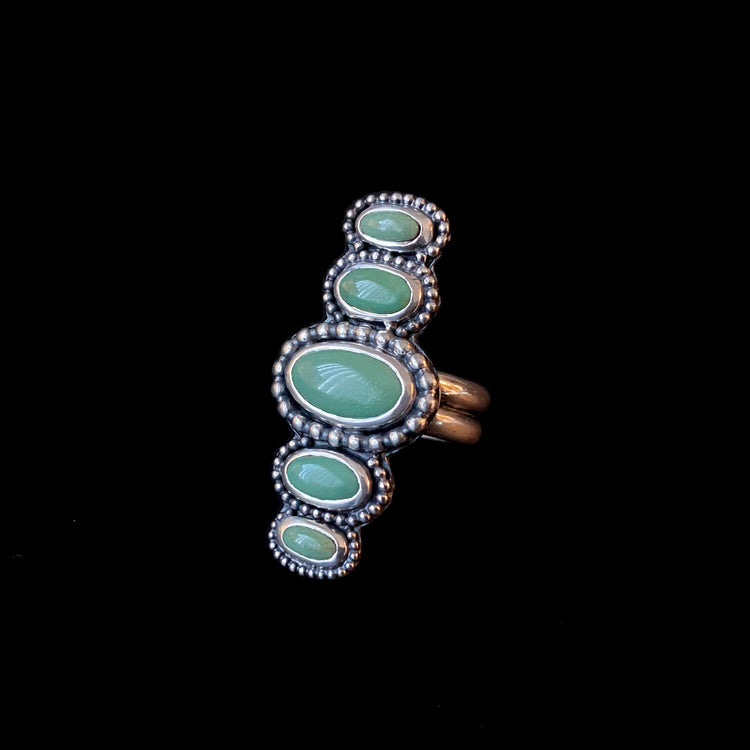 5-STONE FOX TURQUOISE RING I