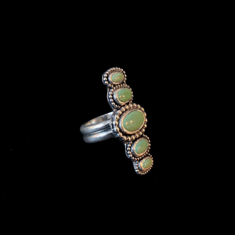 5-STONE FOX TURQUOISE RING I