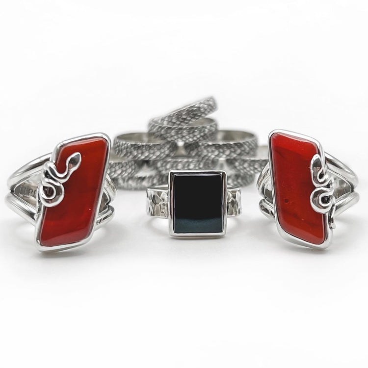 Rosarita Serpent Overlay Rings