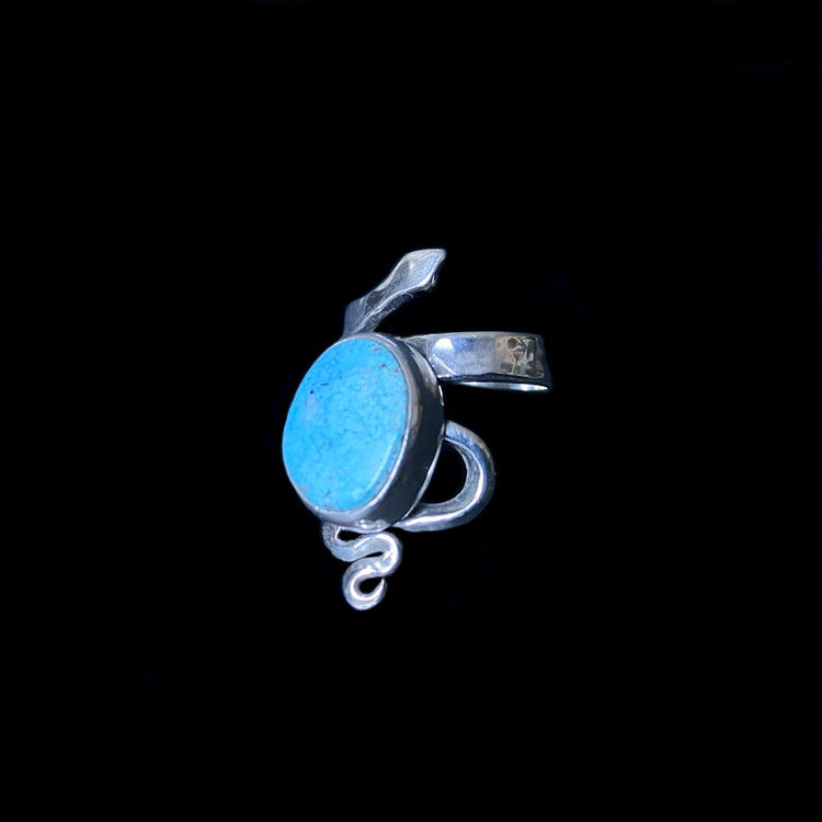 CHUNKY SERPENT TURQUOISE RING II