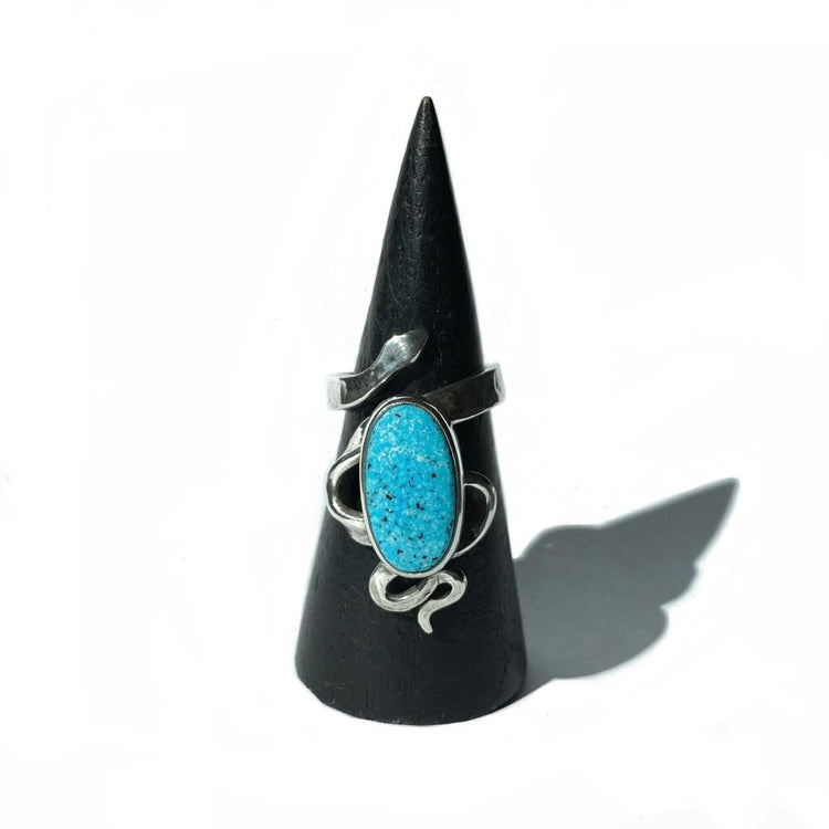 CHUNKY SERPENT TURQUOISE RING I