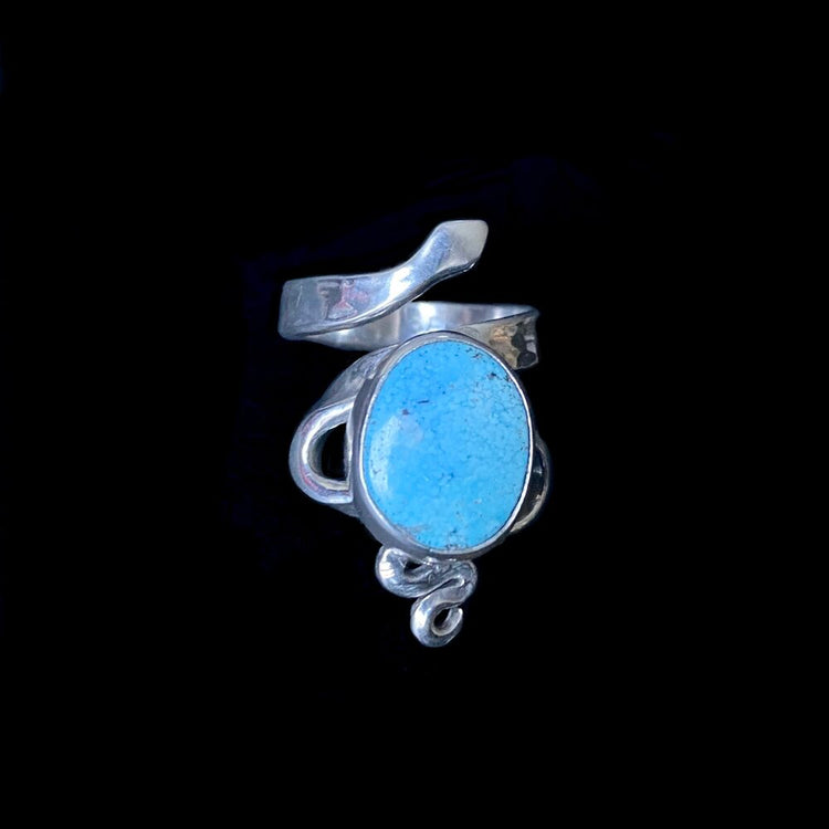 CHUNKY SERPENT TURQUOISE RING II