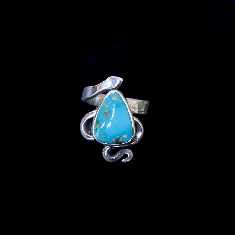 CHUNKY SERPENT TURQUOISE RING III