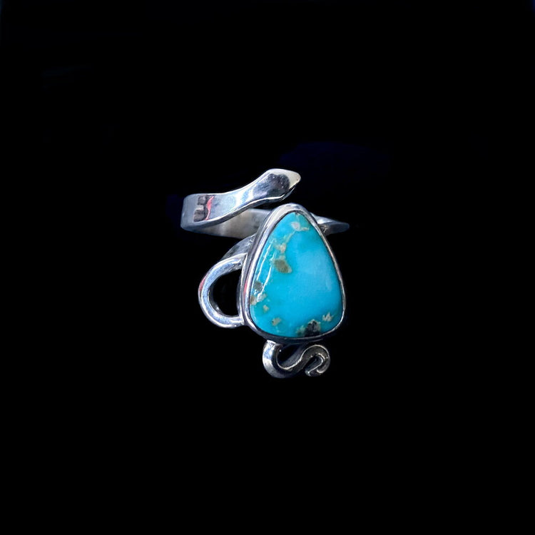 CHUNKY SERPENT TURQUOISE RING III