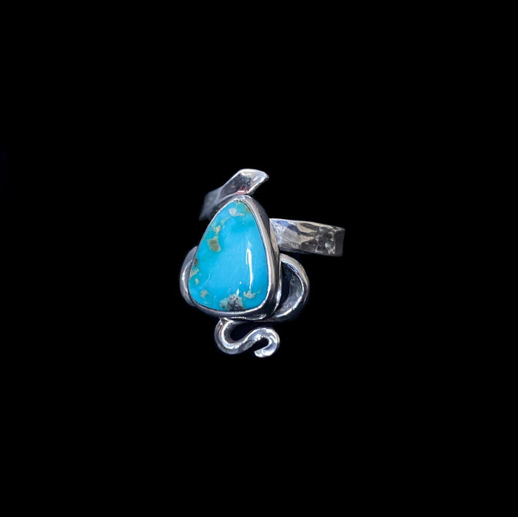CHUNKY SERPENT TURQUOISE RING III