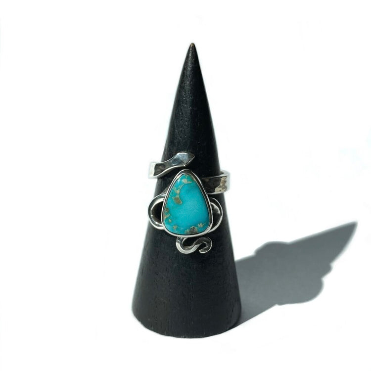 CHUNKY SERPENT TURQUOISE RING III