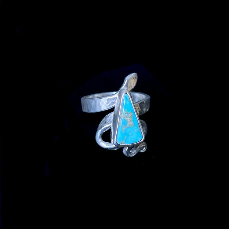 CHUNKY SERPENT TURQUOISE RING IV