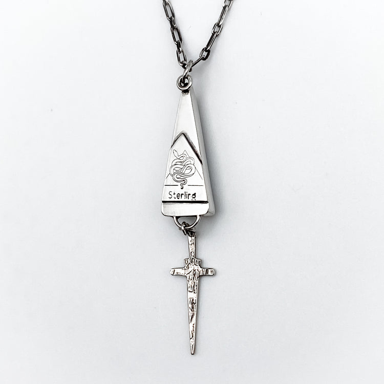 Medium Dagger Onyx Necklace