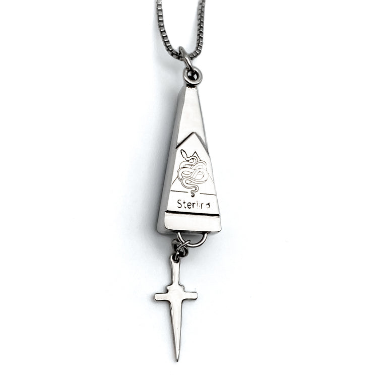 Petite Dagger Onyx Necklace