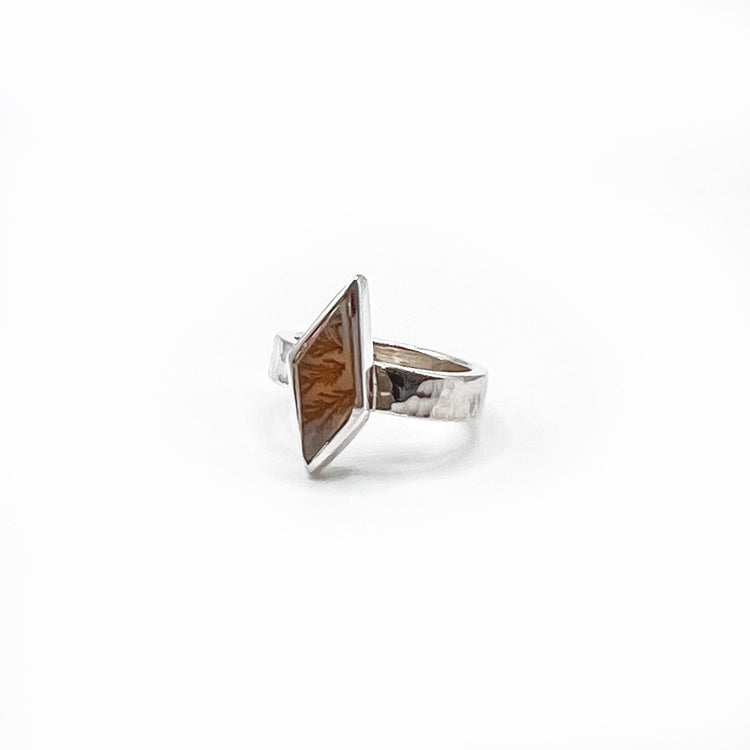 Dendritic Agate Ring I - Size 4.75