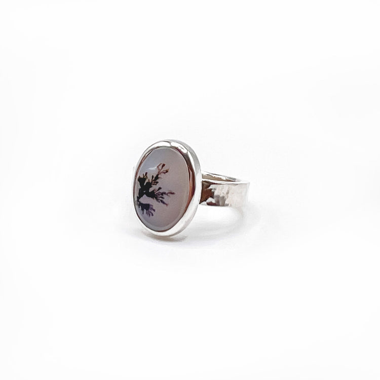 Dendritic Agate Ring II - Size 6
