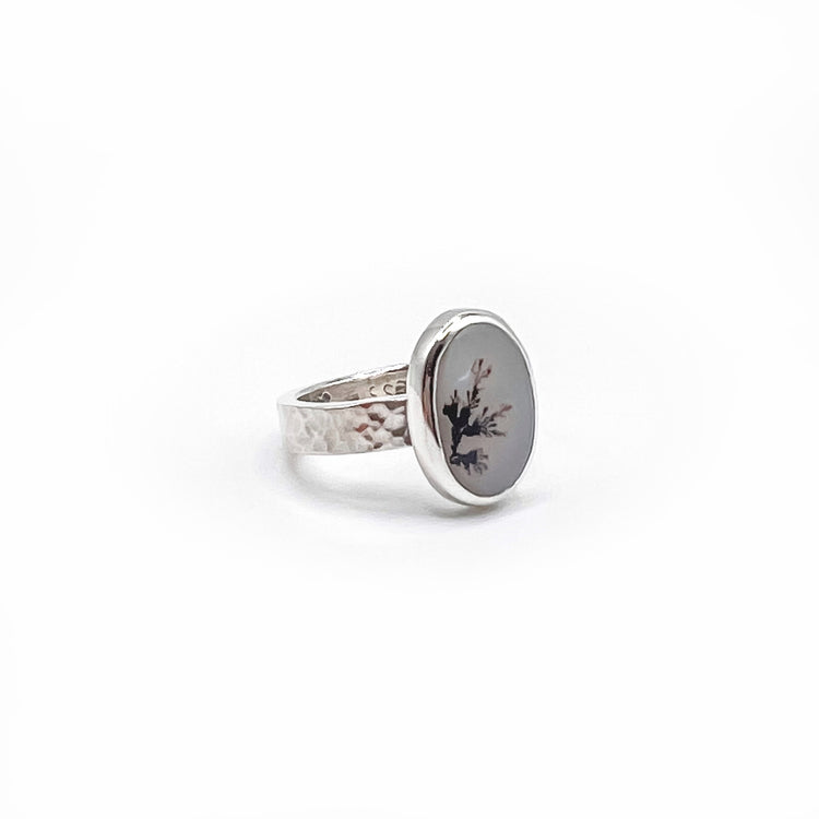 Dendritic Agate Ring II - Size 6