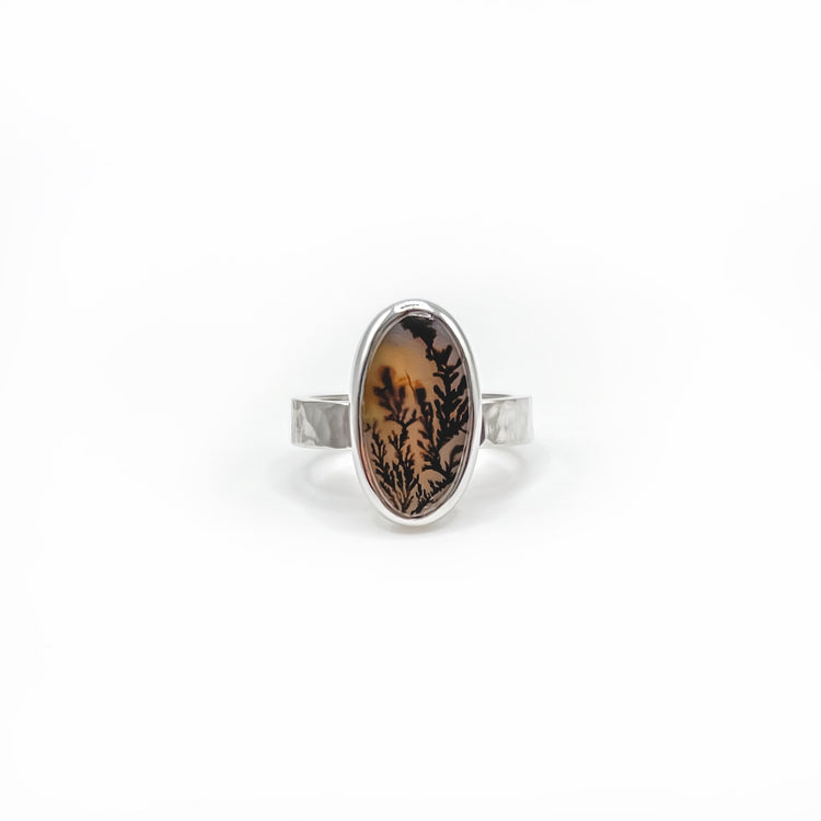 Dendritic Agate Ring IV - Size 7
