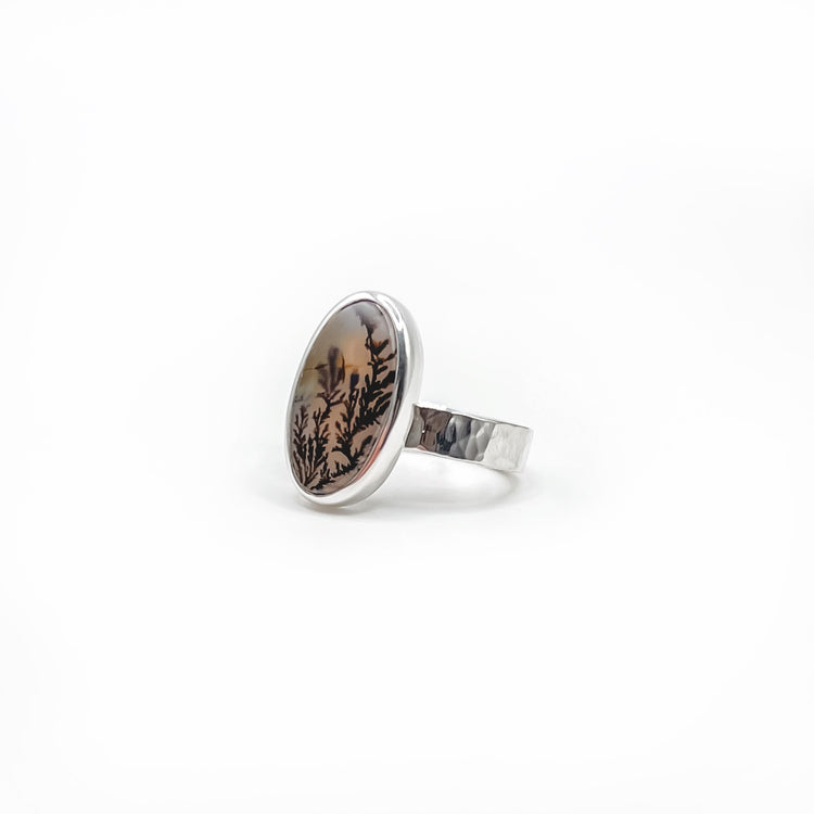 Dendritic Agate Ring IV - Size 7