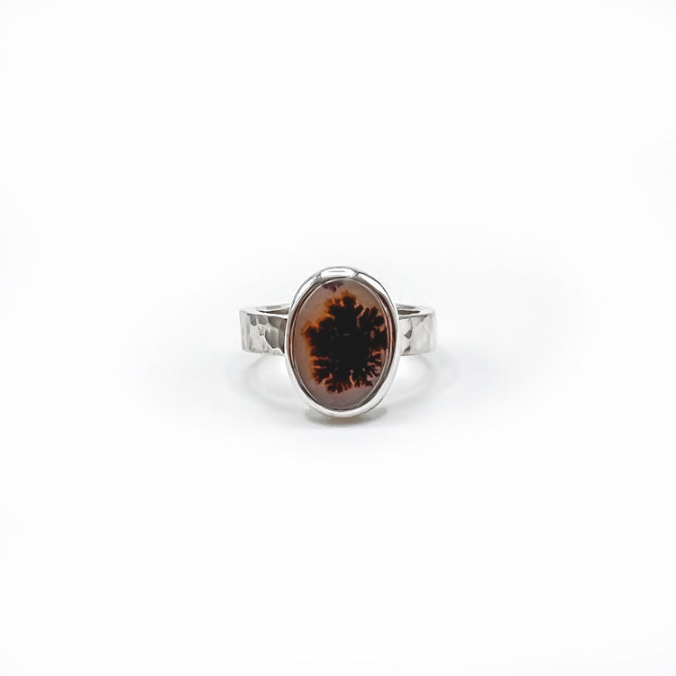 Dendritic Agate Ring III - Size 6.25