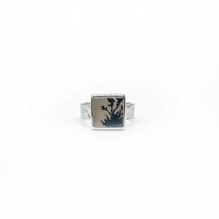 Dendritic Agate Ring VI - Size 9