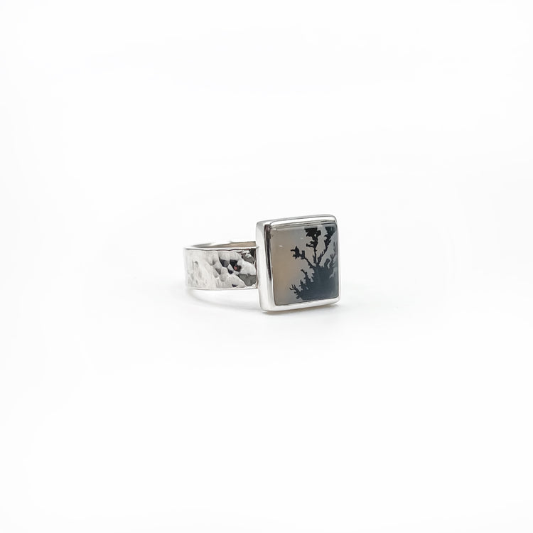 Dendritic Agate Ring VI - Size 9