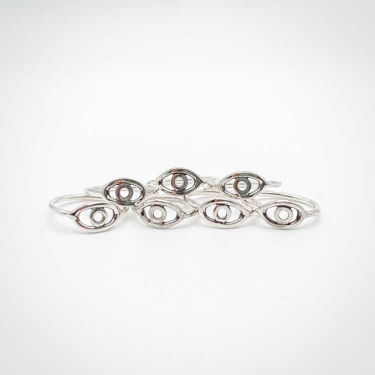 Evil Eye Midi Ring