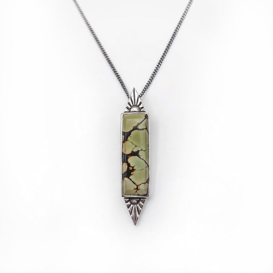 Rising Sun Turquoise Bar Necklace
