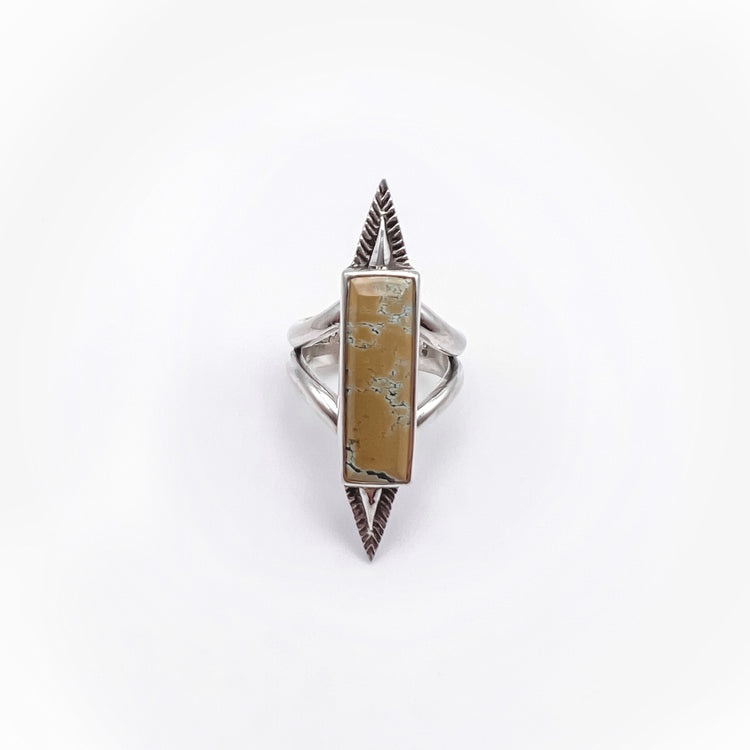Rising Sun Turquoise Bar Ring I