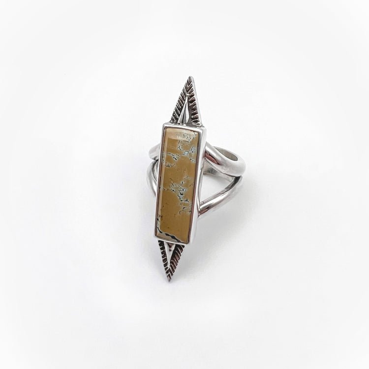 Rising Sun Turquoise Bar Ring I