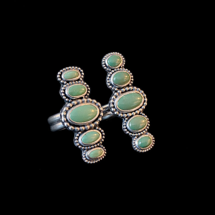 5-STONE FOX TURQUOISE RING II