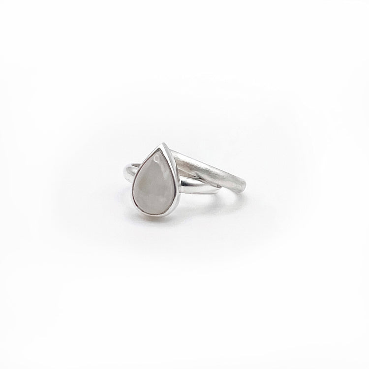 Rainbow Moonstone Stacker Rings