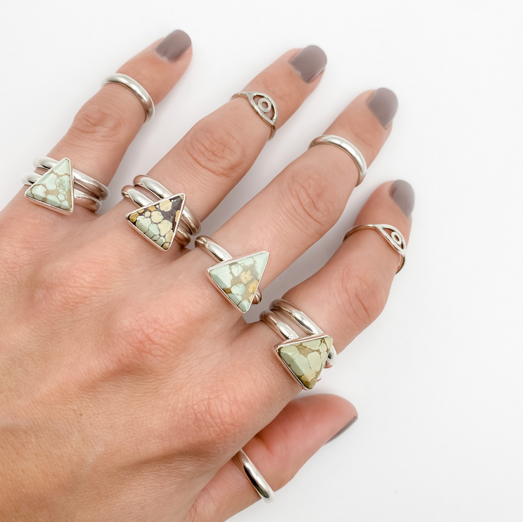 High Polish Band Midi Ring