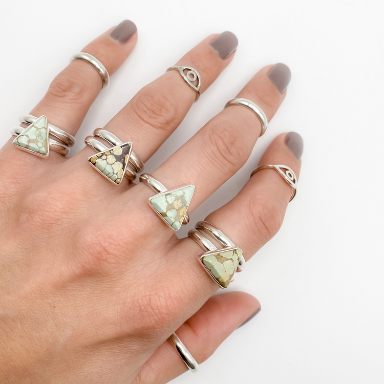 Evil Eye Midi Ring