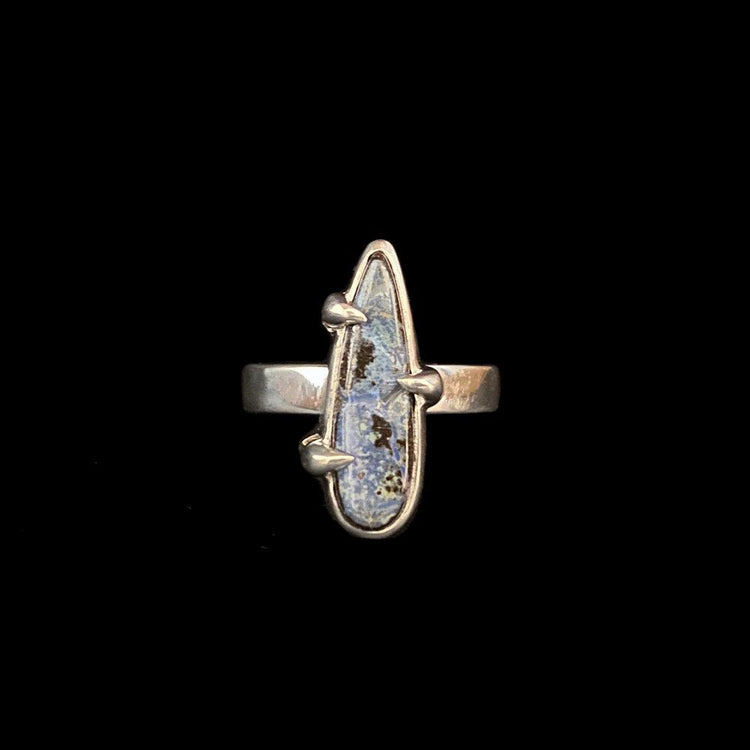 BOULDER OPAL FANG RING